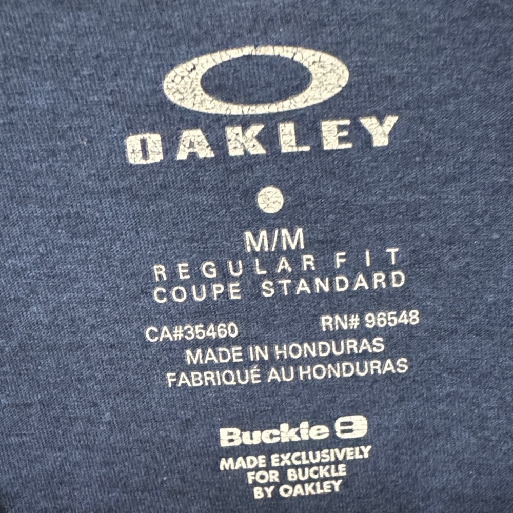 Oakley Blue and Green Short Sleeve Tee - Picture 3 of 5